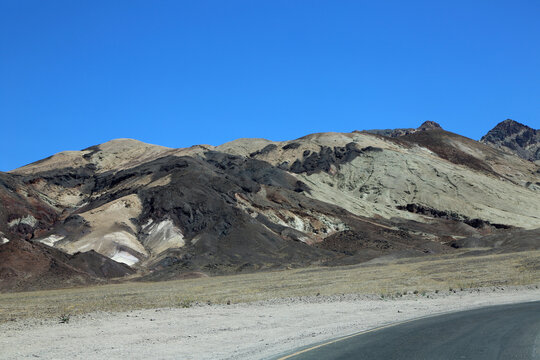 Black and white mountains - Death Valley National Park, California