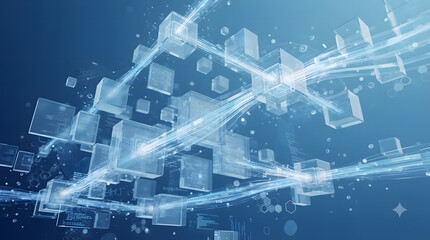 Fototapeta premium Fiber Optic Networking Closet