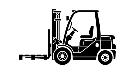 Naklejka premium Forklift Icon