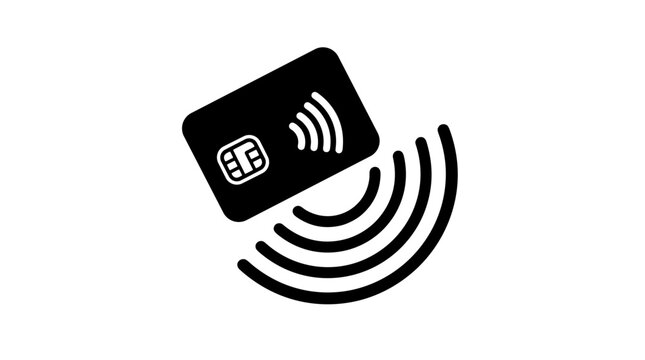 Contactless Payment Credit Card Icon