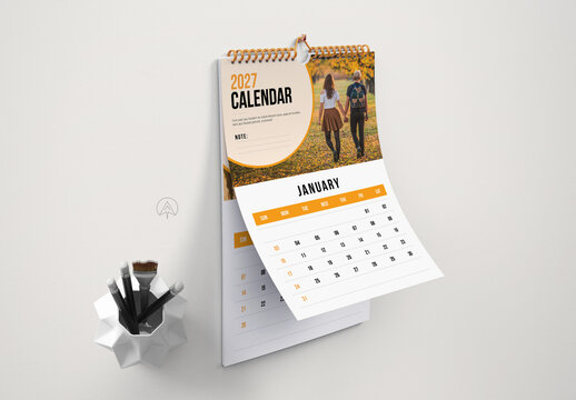 2027 Calendar Design Layout