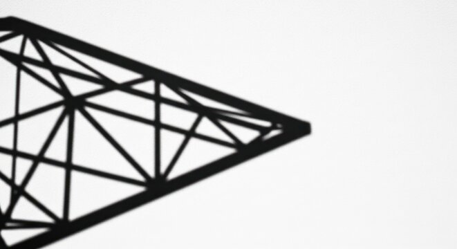 Geometric Pattern on White Background.