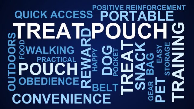 Treat Pouch Word Cloud