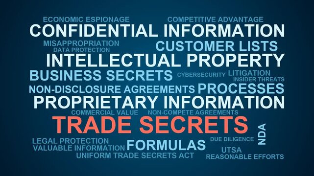 Trade Secrets Word Cloud
