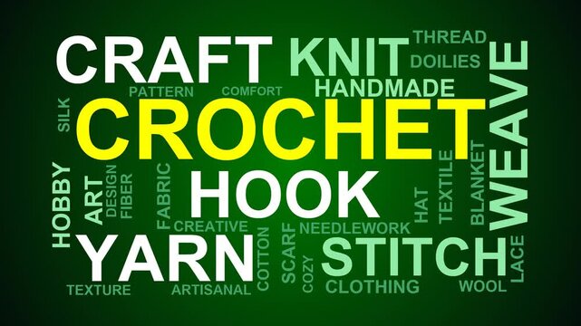 Crochet Word Cloud