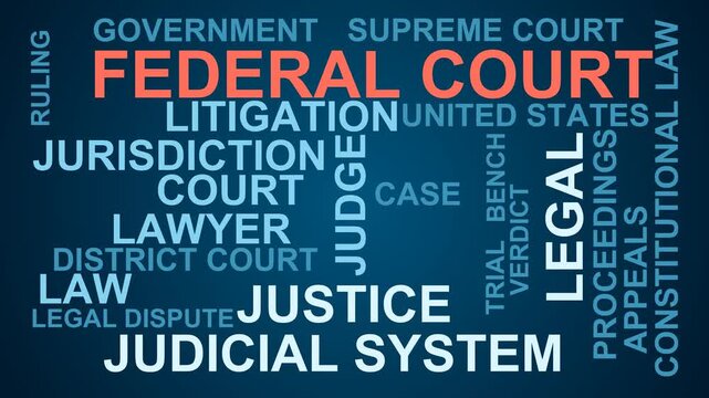 Federal Court Word Cloud