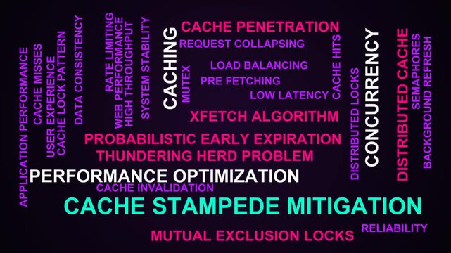 Cache Stampede Mitigation Word Cloud