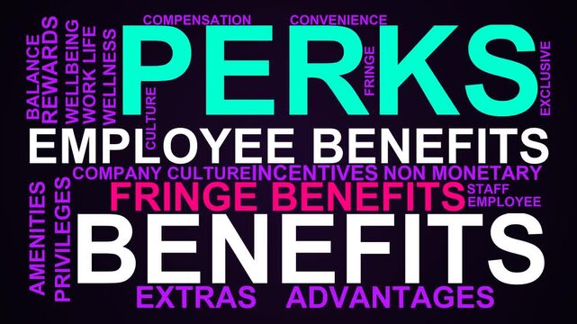 Perks Word Cloud
