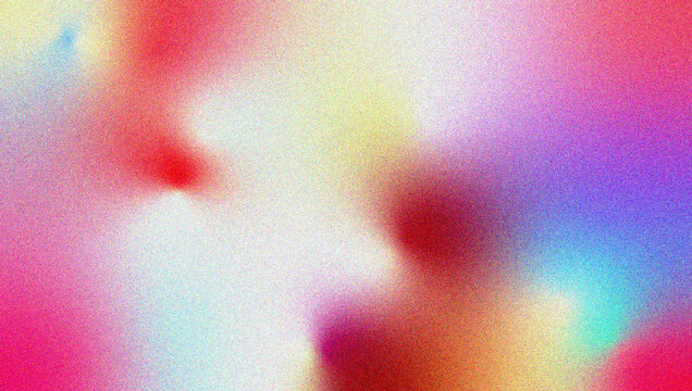 Abstract Colorful Rainbow Background with Watercolor Circles, Grunge Texture, Vintage Paper Effect, Vibrant Pastel Colors and Artistic Decorative Pattern