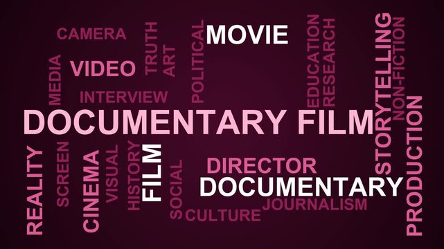 Documentary Film Word Cloud