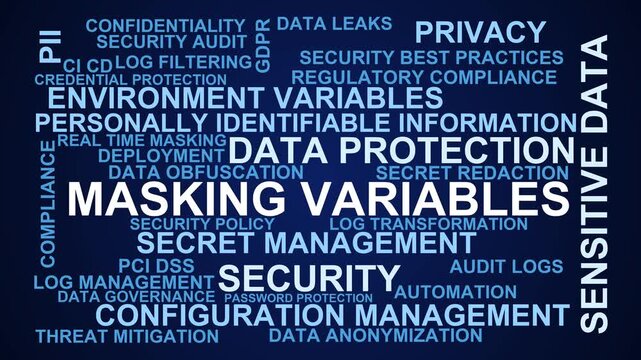 Masking Variables Word Cloud