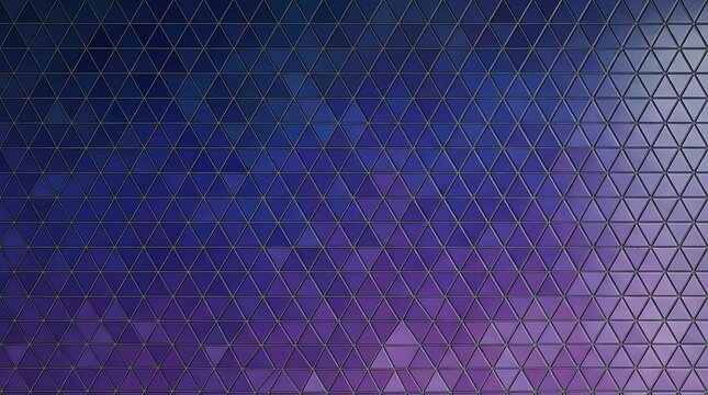 Dark blue triangular mosaic background texture