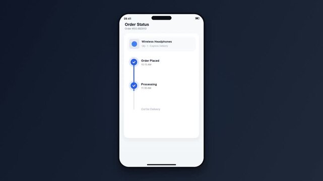 Smartphone displaying a mobile app user interface design.