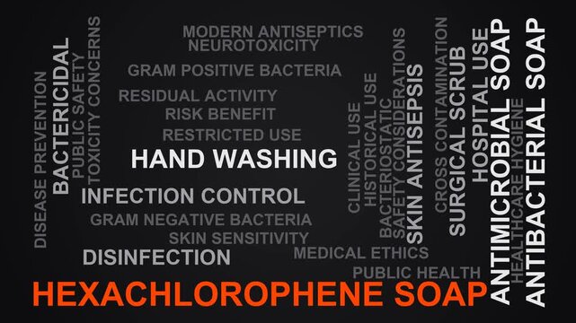 Hexachlorophene Soap Word Cloud
