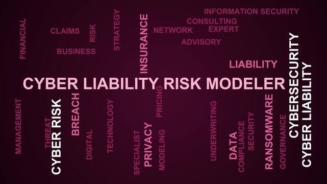 Cyber Liability Risk Modeler Word Cloud