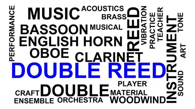 Double Reed Word Cloud