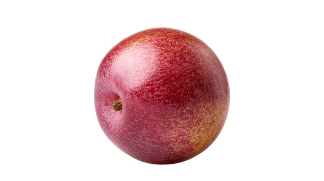 Fresh whole nance fruit with realistic texture and clean edges, isolated PNG on transparent background