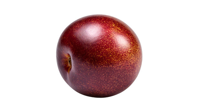 Fresh whole nance fruit with realistic texture and clean edges, isolated PNG on transparent background