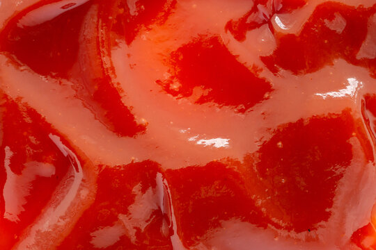 red tomato sauce ketchup texture background