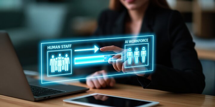 Artificial intelligence technology managing workforce automation in digital business