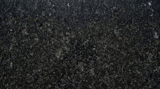 Dark Black Granite Stone Texture Background
