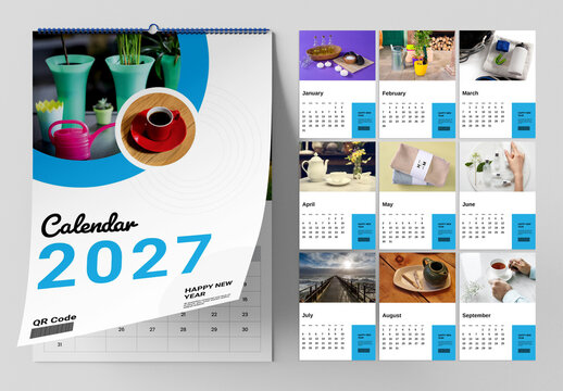 Bule Calendar Template