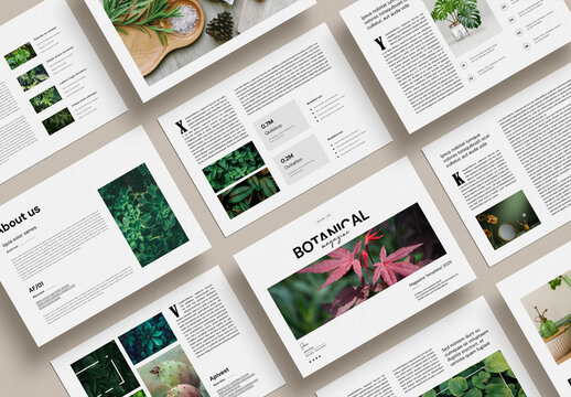 Botanical Magazine Layout