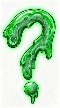 green question mark