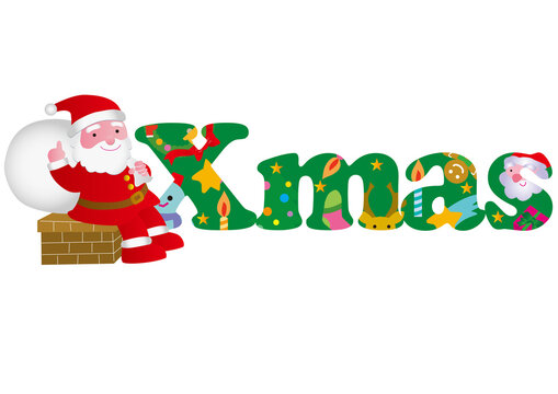 クリスマスのタイポグラフィ

