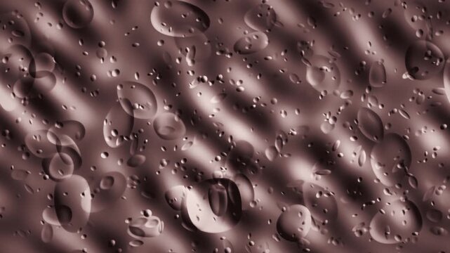 Nomarski Differential Interference Contrast Microscopy Cell Relief Seamless Loop in rich rose tones