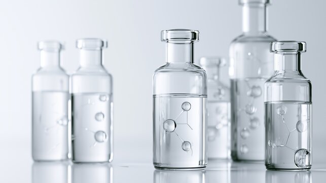 Innovative transparent peptide molecules for advanced biotechnology in anti aging skincare solutions