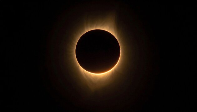 Total Solar Eclipse Showing the Suns Corona