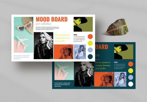 Moodboard Template With Dark & Light