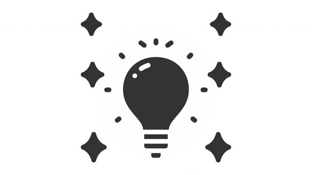 Animated creativity icon