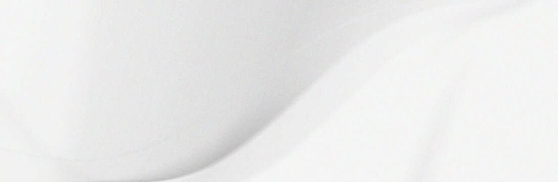 White Background with Soft Wave Shapes, Ideal for Poster, Web Template, Banner. with Film Grain.