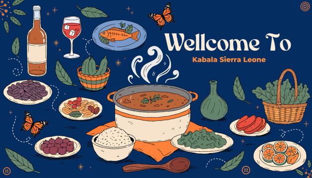 Welcome to Kabala Sierra Leone, African cuisine, food and wine