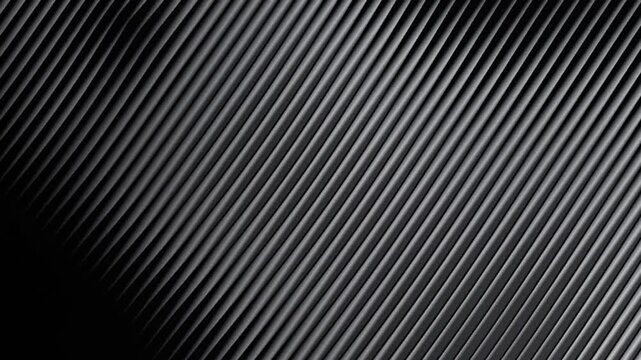 Silver metallic diagonal lines background abstract gray stripes animation loop