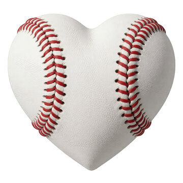 Heart Shaped Baseball Transparent Background