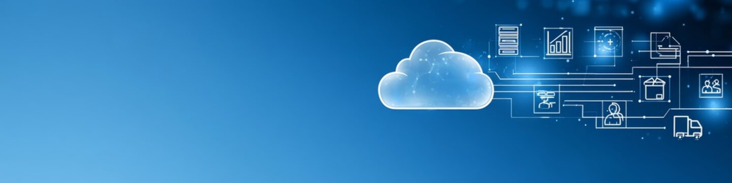 Cloud based erp platform for business process automation and digital transformation in enterprise systems