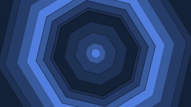 octagon geometric background with a blue gradient	
