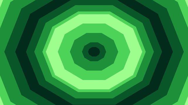 decagon geometric background with a green gradient	
