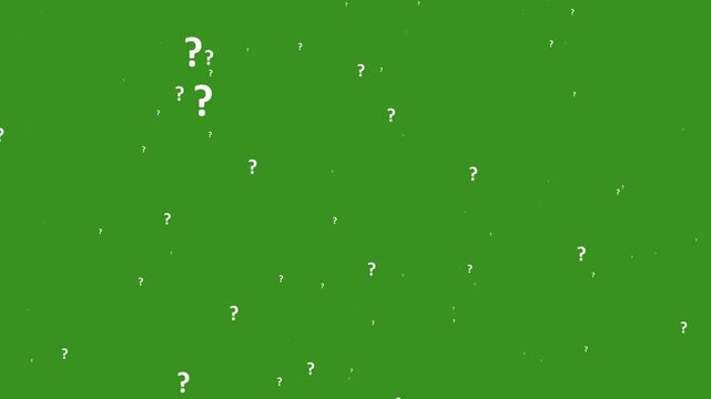 question icon particle burst. realistic glowing particles exploding and forming a help symbol. FAQ concept with dynamic visual effect. seamless 4k animation.