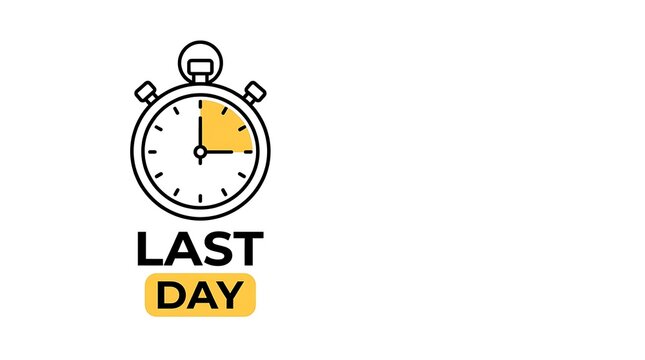 Last Day Timer Special Discount Banner
