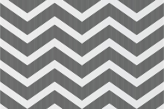 Seamless pattern of vertical black lines forming a repeating zigzag chevron shape on light gray background