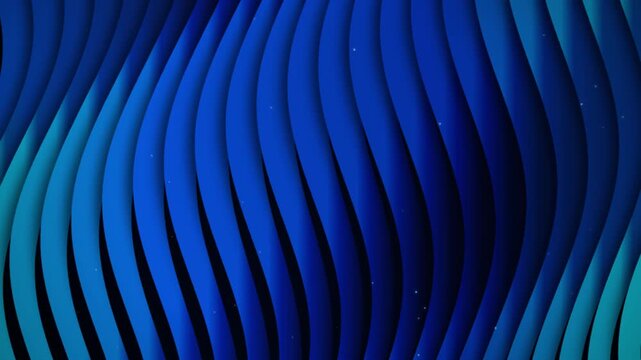 Neon Pink and Blue Jagged Waves Motion Loop Background