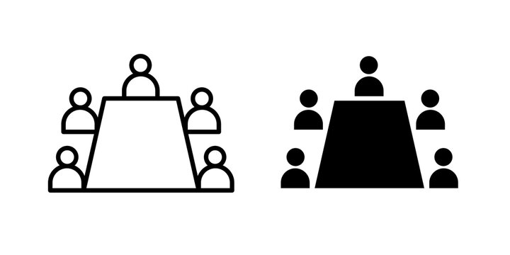 meeting room icon kit for UI