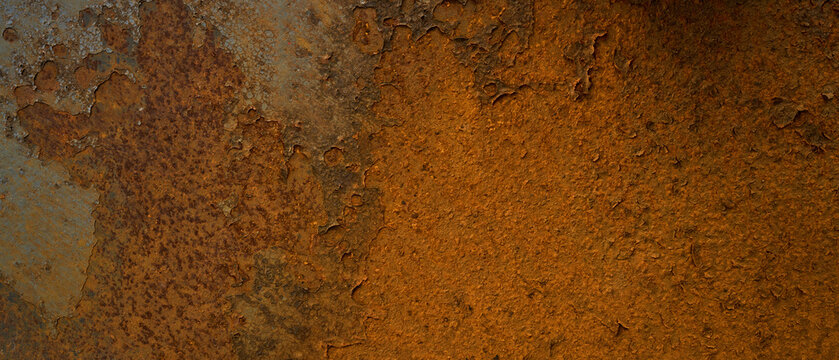 rusted metal surface with textured corrosion