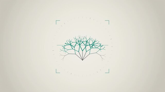 Abstract animated vein pattern read for identification drawn as cool blue-white lines and shapes on a bright, clean light background. Seamless looping 4K motion graphics video with free space for text