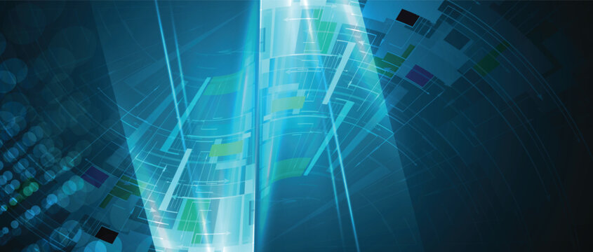 Abstract high technology and science background