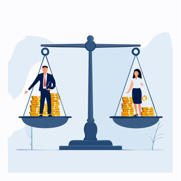 Equal Pay Day Concept for Gender Equality and Fair Salary
